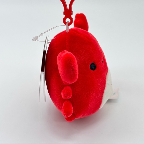 Squishmallow Clip-on Keychain Sea Life Squad (Carlos Crab, 3.5 inch) - Picture 3 of 5